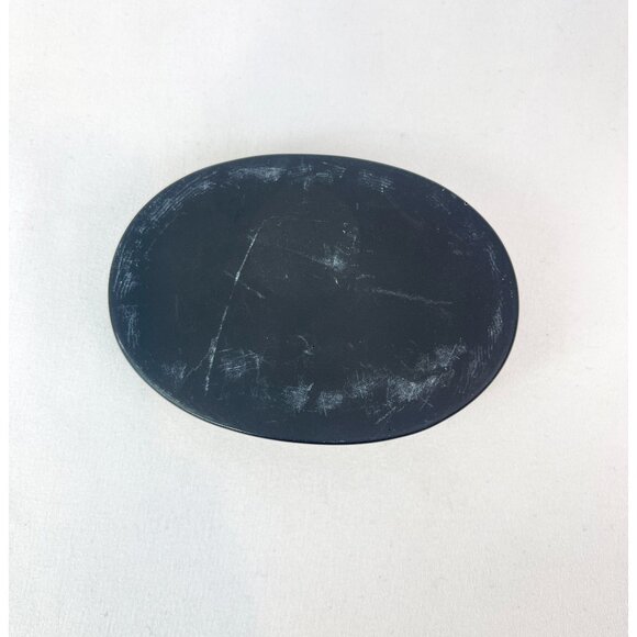 Vintage Black Lacquer Paper Weight with Blue Jay Design - Picture 6 of 6